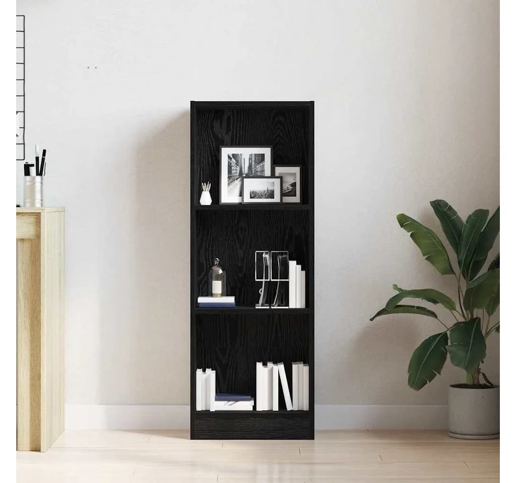 vidaXL Bücherregal Schwarz Eichen-Optik 40x24x109 cm Holzwerkstoff - Bild 3