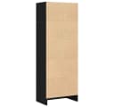 vidaXL Bücherregal Schwarz Eichen-Optik 40x24x109 cm Holzwerkstoff Bild 5