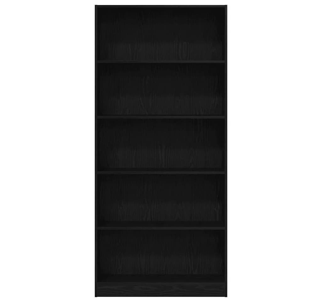 vidaXL Bücherregal Schwarz Eichen-Optik - Bild 4