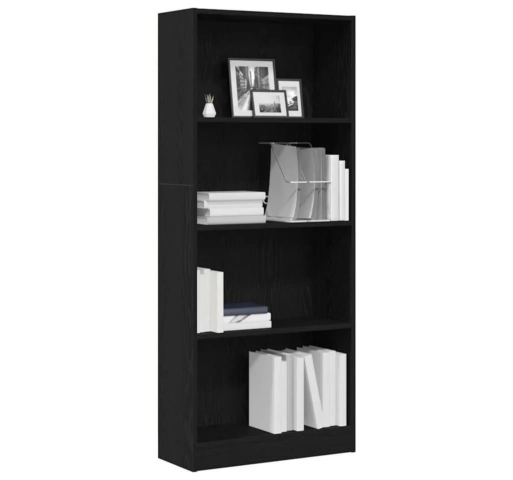 vidaXL Bücherregal Schwarz Eichen-Optik Holzwerkstoff - Bild 3