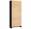 vidaXL Bücherregal Schwarz Eichen-Optik Holzwerkstoff Bild 5