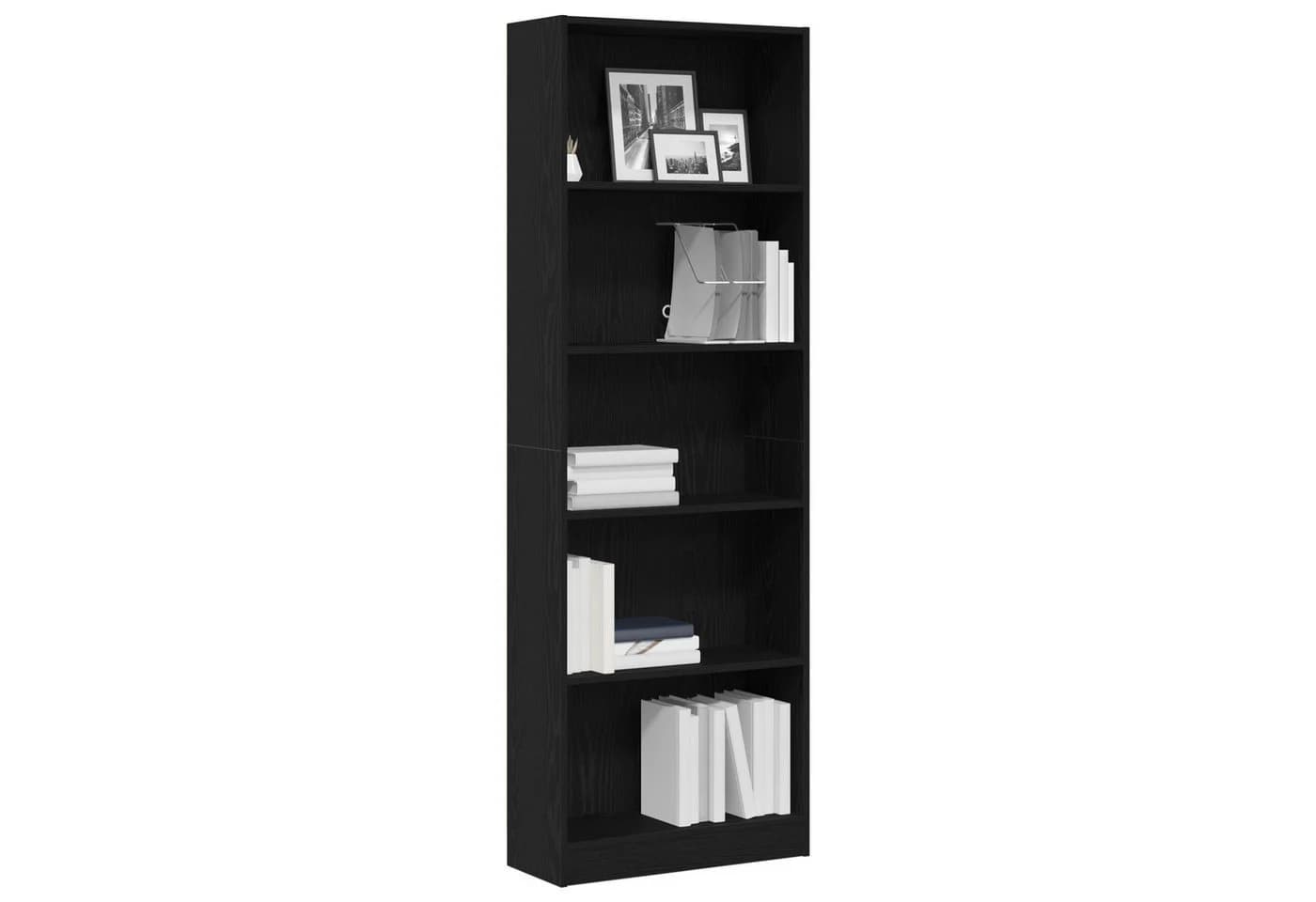 vidaXL Bücherregal Schwarz Eichen-Optik Holzwerkstoff Modern - Bild 3