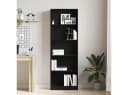 vidaXL Bücherregal Schwarz Eichen-Optik Holzwerkstoff Modern Bild 4