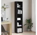 vidaXL Bücherregal Schwarz Holzwerkstoff Bild 1
