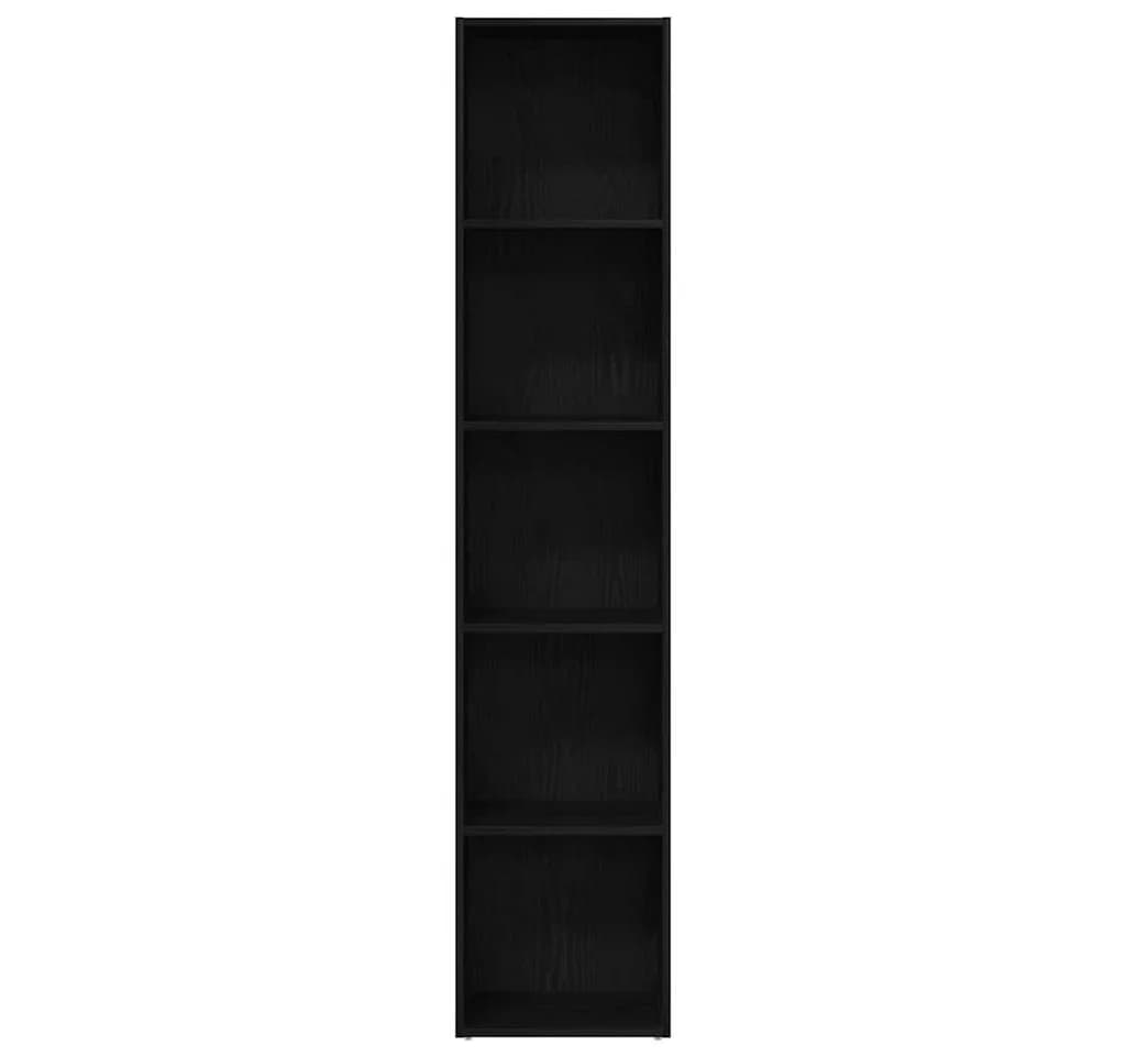 vidaXL Bücherregal Schwarz Holzwerkstoff - Bild 4