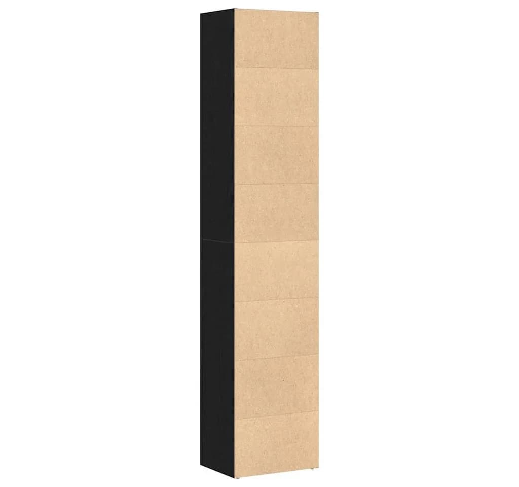 vidaXL Bücherregal Schwarz Holzwerkstoff - Bild 5