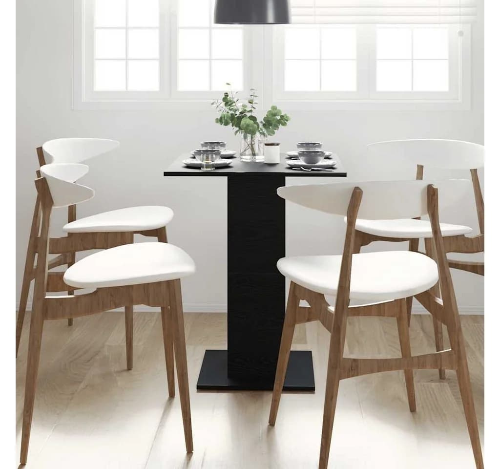 vidaXL Bistrotisch Schwarz Eiche Holzwerkstoff Kompakt - Bild 3
