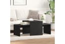 vidaXL Couchtisch Satztische Schwarz Eichen-Optik Bild 4