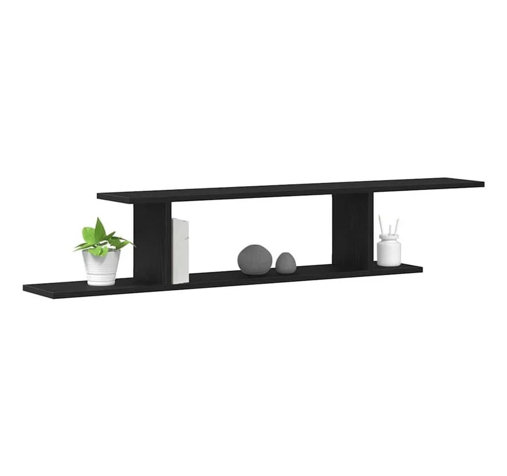 vidaXL Wandmontiertes TV-Regal Schwarz Eichen-Optik - Bild 3