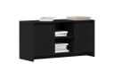 vidaXL TV-Schrank Schwarz Eichen-Optik Bild 3