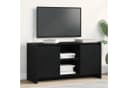 vidaXL TV-Schrank Schwarz Eichen-Optik Bild 4