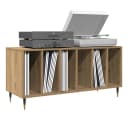 vidaXL Media-Regal Schallplattenschrank Artisan-Eiche Bild 3