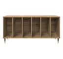 vidaXL Media-Regal Schallplattenschrank Artisan-Eiche Bild 5