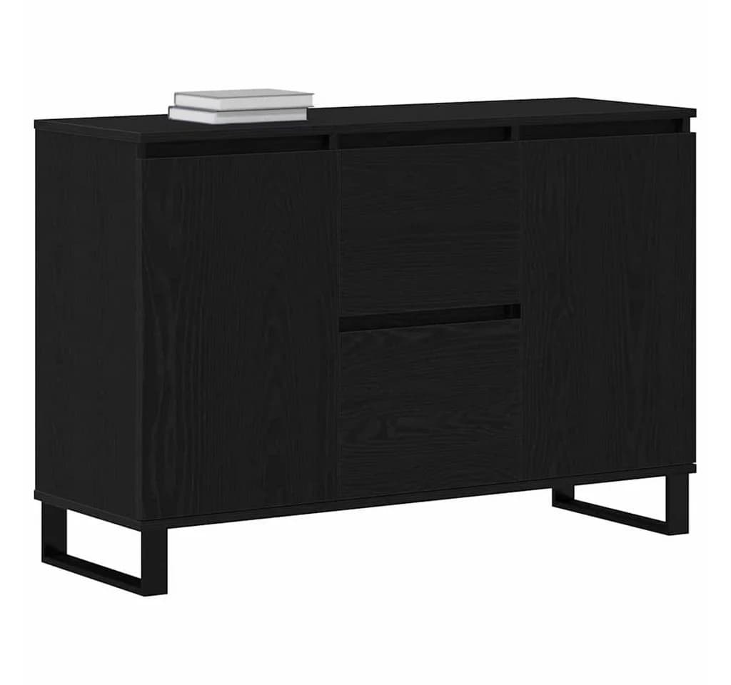 vidaXL Sideboard Schwarz Eichen-Optik Holzwerkstoff - Bild 3
