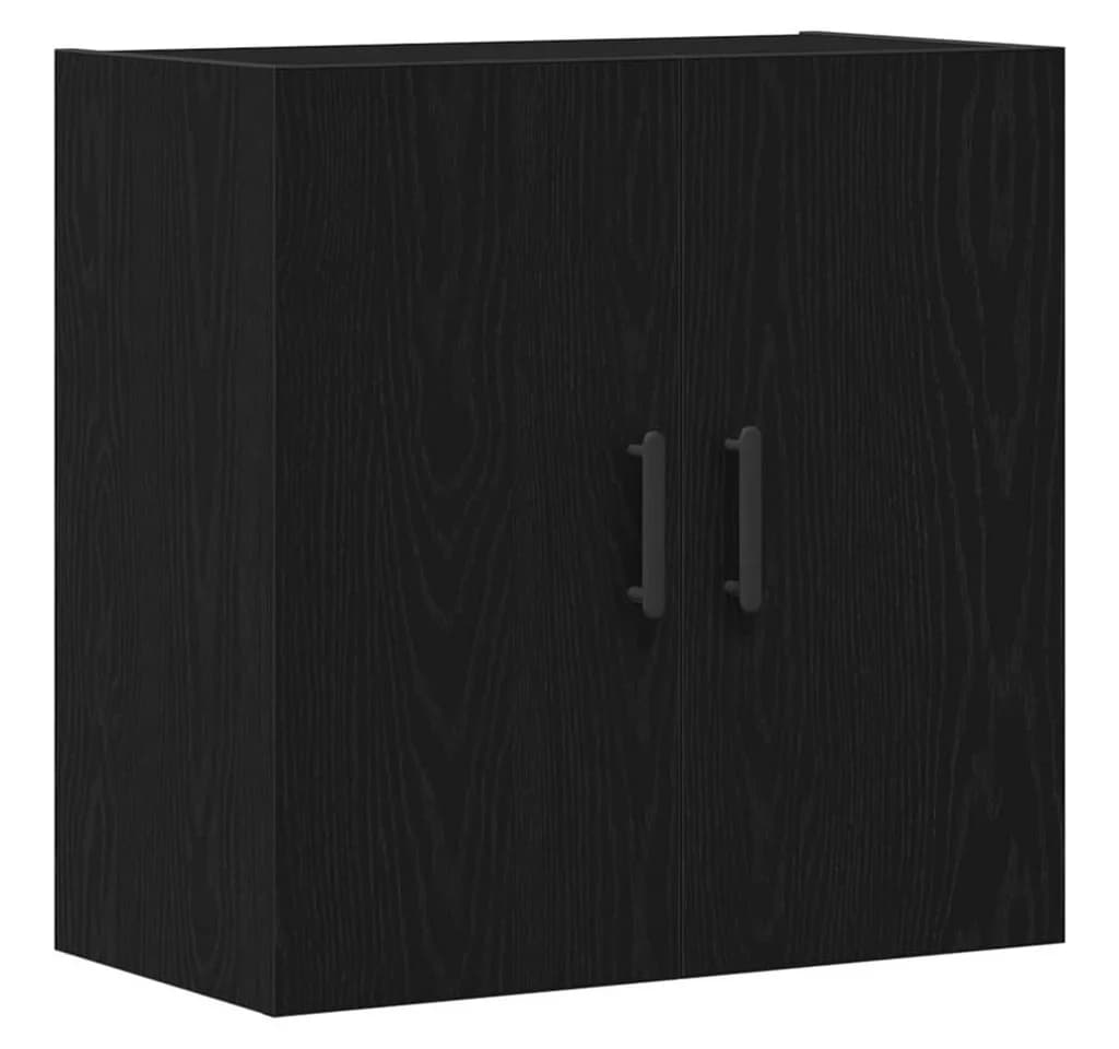 vidaXL Wandschrank Schwarz Eichen-Optik Holzwerkstoff - Bild 2
