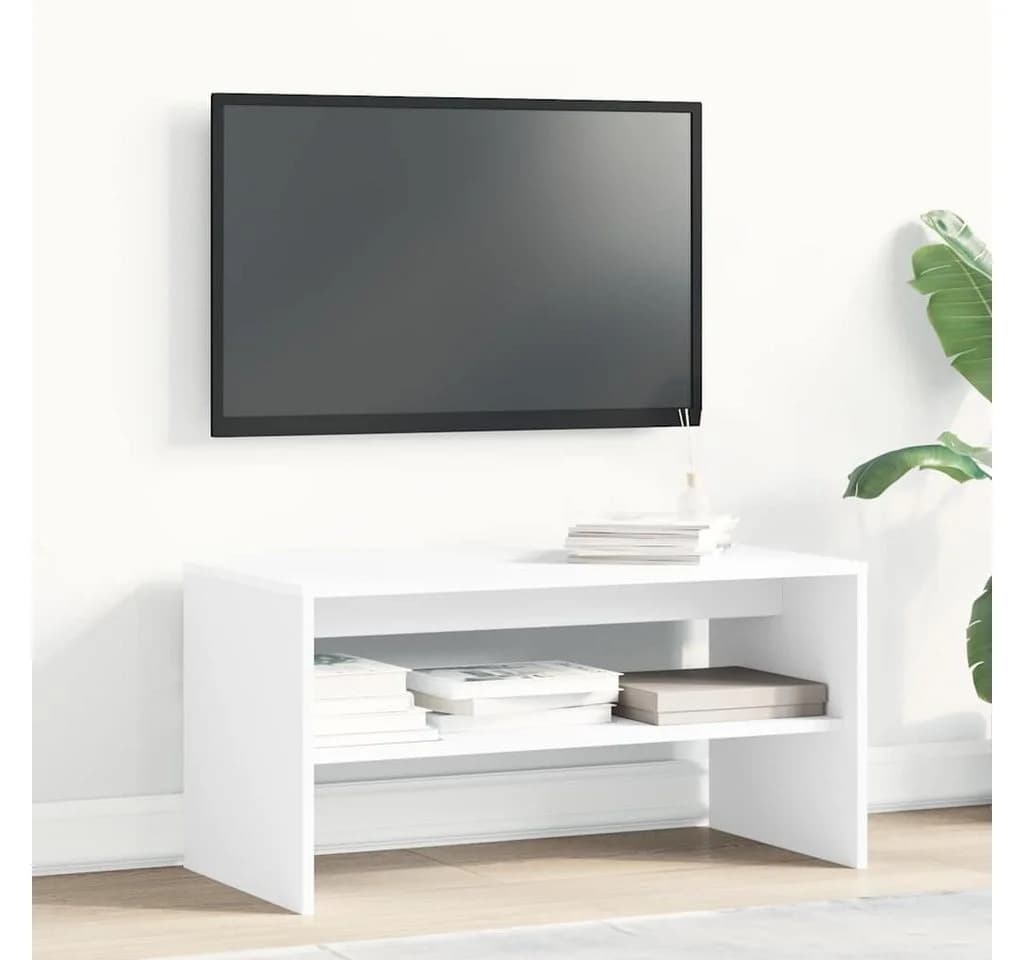 vidaXL TV-Schrank Weiß Holzwerkstoff - Bild 3