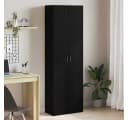 vidaXL Aktenschrank Büroschrank Schwarz Eiche Holzwerkstoff Bild 1