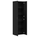 vidaXL Aktenschrank Büroschrank Schwarz Eiche Holzwerkstoff Bild 5