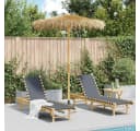 vidaXL Tiki-Sonnenschirm Bananenblattdach Bambus 180 cm Bild 1
