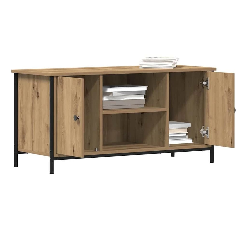 vidaXL TV-Schrank Artisan-Eiche 100 x 40 x 50 cm Holzwerkstoff - Bild 3