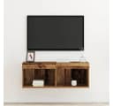 vidaXL TV-Schrank LED Altholz Holzwerkstoff Bild 5