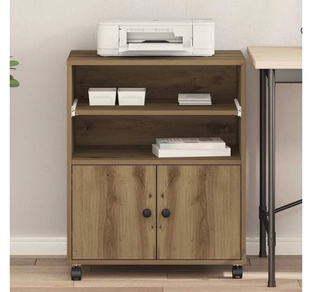 vidaXL Druckerständer Artisan-Eiche Modern Holzwerkstoff - Bild 4
