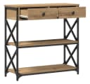 vidaXL Beistelltisch Konsole Tisch Artisan-Eiche Bild 2