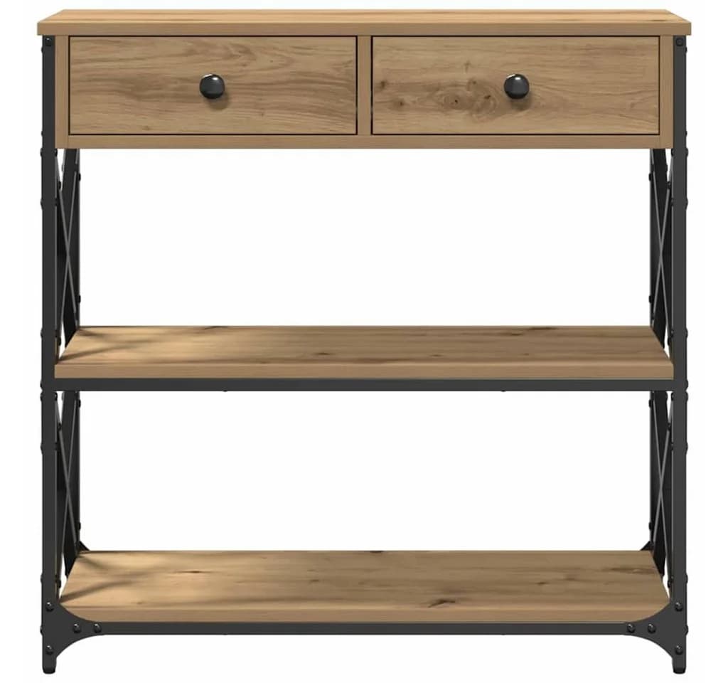 vidaXL Beistelltisch Konsole Tisch Artisan-Eiche - Bild 5