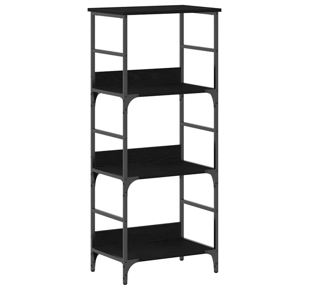 vidaXL Bücherregal Schwarz Eichen-Optik 3 Fächer - Bild 2