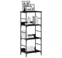 vidaXL Bücherregal Schwarz Eichen-Optik 3 Fächer Bild 3