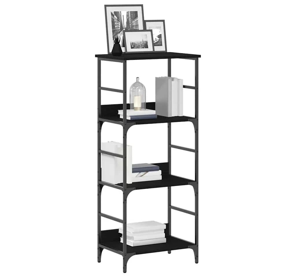 vidaXL Bücherregal Schwarz Eichen-Optik 3 Fächer - Bild 3