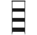 vidaXL Bücherregal Schwarz Eichen-Optik 3 Fächer Bild 5