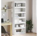 vidaXL Bücherregal Weiß Holzwerkstoff Bild 1