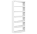 vidaXL Bücherregal Weiß Holzwerkstoff Bild 2