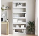 vidaXL Bücherregal Weiß Holzwerkstoff Bild 4