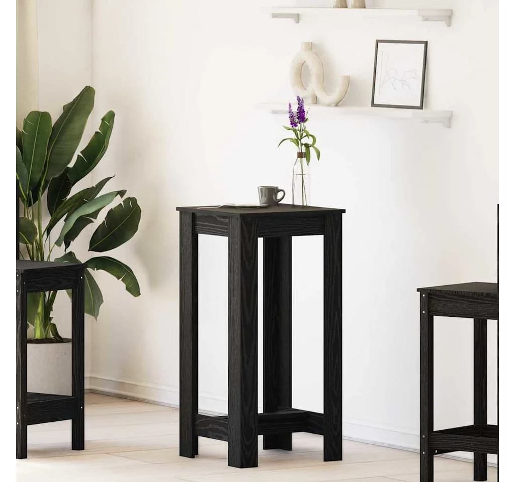 vidaXL Bartisch Schwarz Eichen-Optik Holzwerkstoff - Bild 4