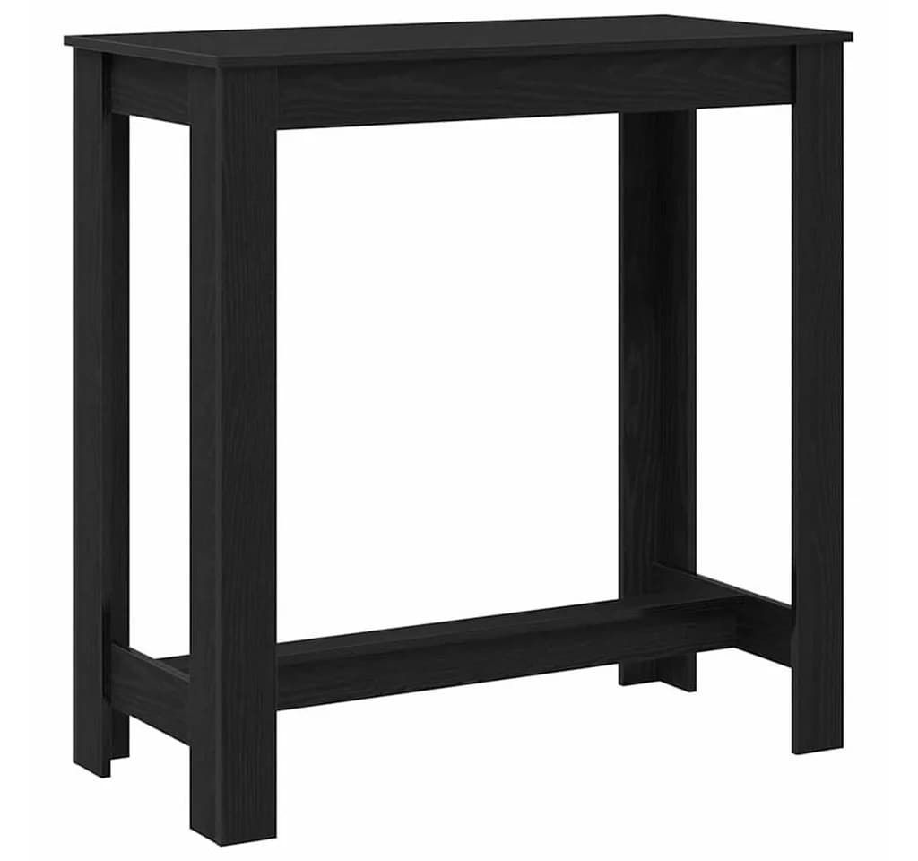 vidaXL Bartisch Esstisch Schwarz Eichen-Optik Holzwerkstoff Modern - Bild 2