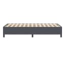 vidaXL Boxspringbett Dunkelgrau Cordstoff Inkl. Lattenrost Bild 5