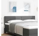 vidaXL Bett Kopfteil Dunkelgrau 180 cm Stoff Bild 1