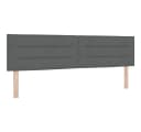 vidaXL Bett Kopfteil Dunkelgrau 180 cm Stoff Bild 2