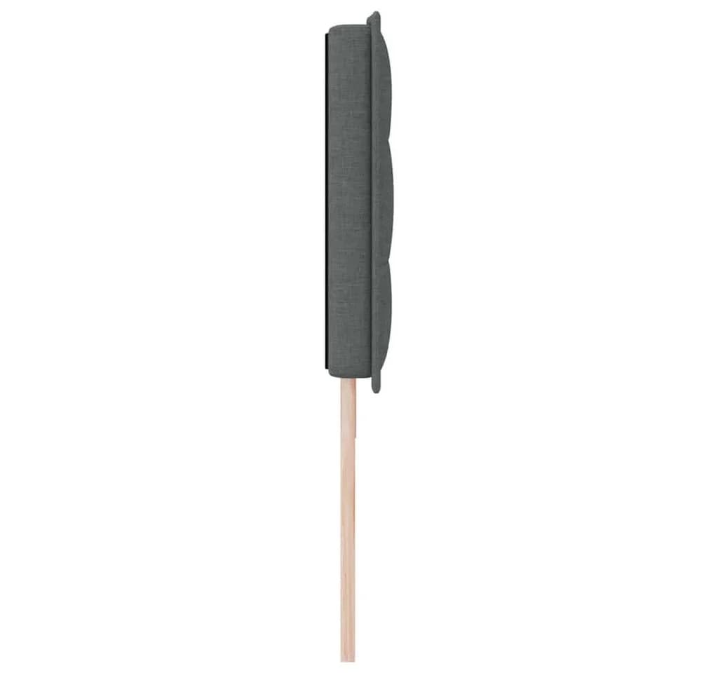 vidaXL Bett Kopfteil Dunkelgrau 180 cm Stoff - Bild 5