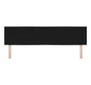 vidaXL Bett Kopfteil Schwarz 180 cm Stoff höhenverstellbar Bild 4