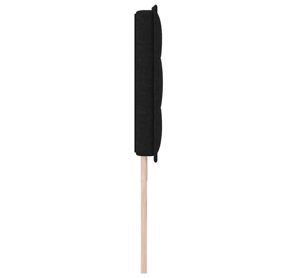 vidaXL Bett Kopfteil Schwarz 180 cm Stoff höhenverstellbar - Bild 5
