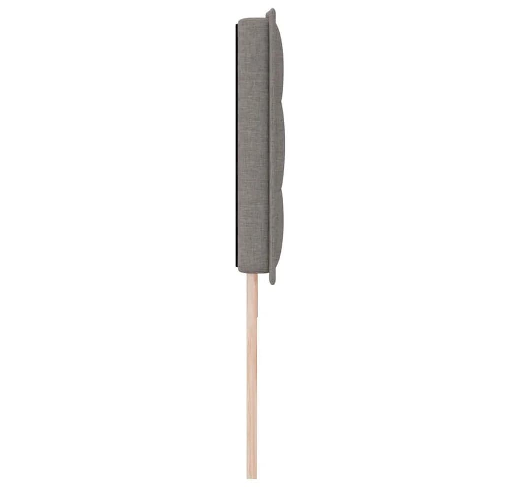 vidaXL Bett Kopfteil Taupe Stoff höhenverstellbar Modern - Bild 5