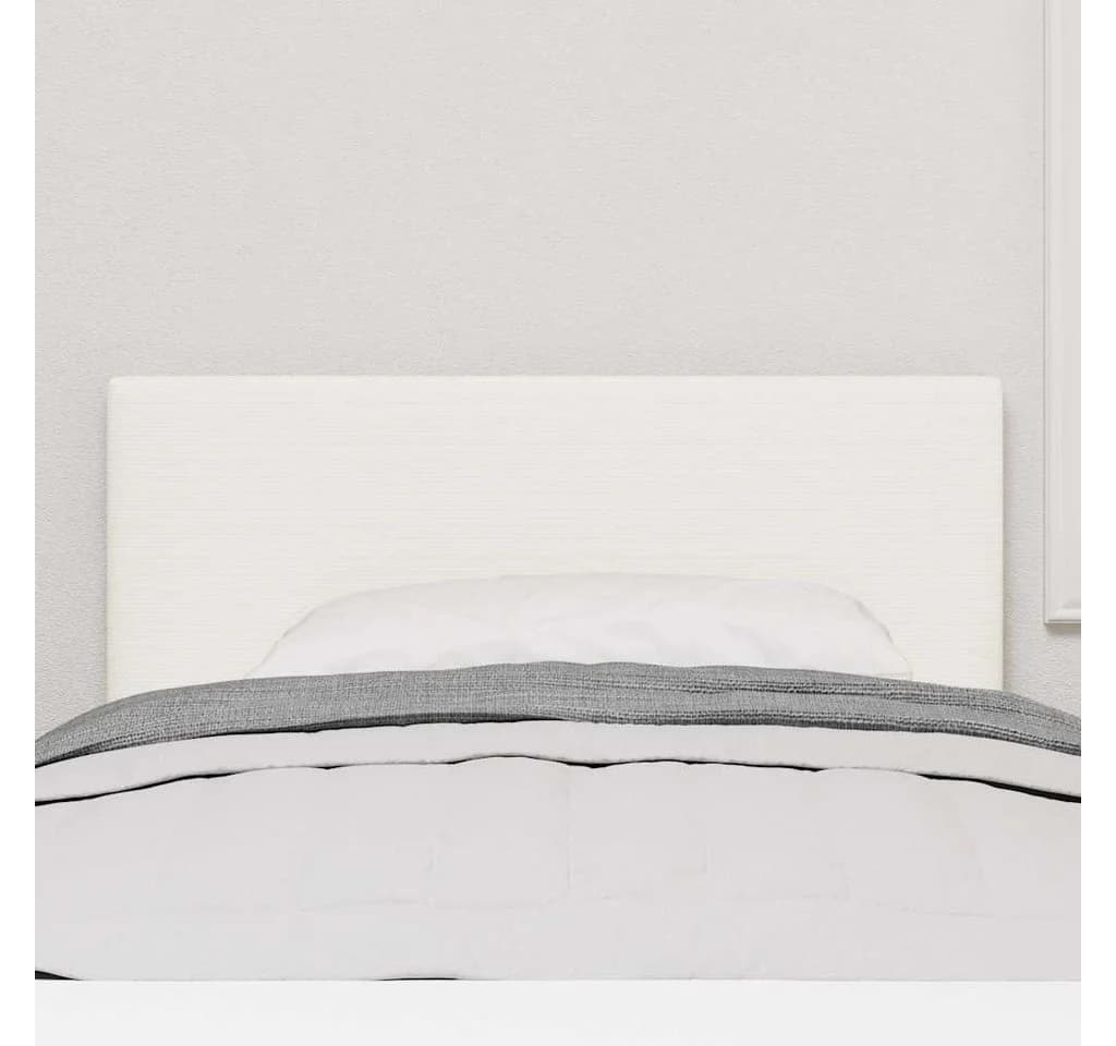 vidaXL Bett Kopfteil Creme Cordstoff höhenverstellbar - Bild 3