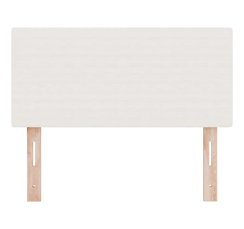 vidaXL Bett Kopfteil Creme Cordstoff höhenverstellbar - Bild 4