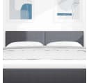 vidaXL Bett Kopfteil Dunkelgrau Cordstoff höhenverstellbar Bild 3