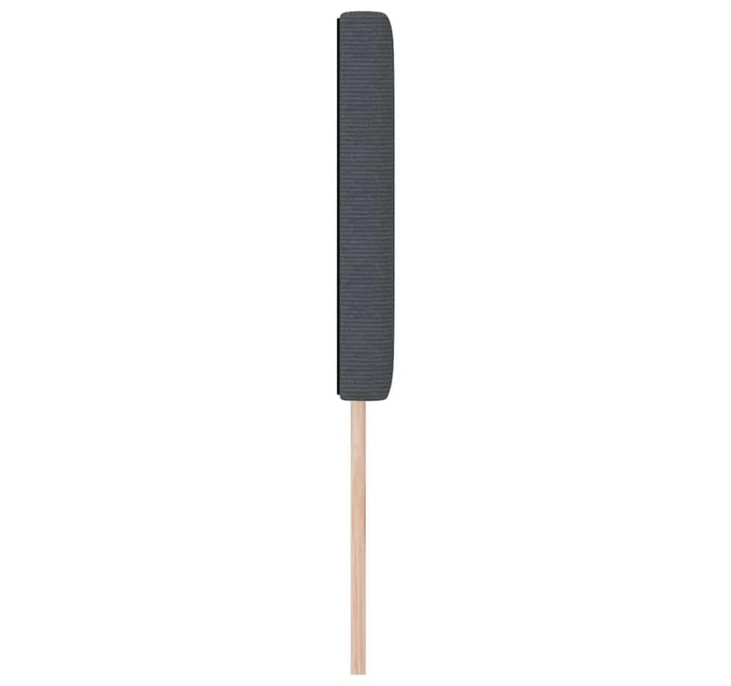 vidaXL Bett Kopfteil Dunkelgrau Cordstoff höhenverstellbar - Bild 5