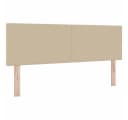 vidaXL Bett Kopfteil Hellgrün-Grau 160 cm Cordstoff Bild 2