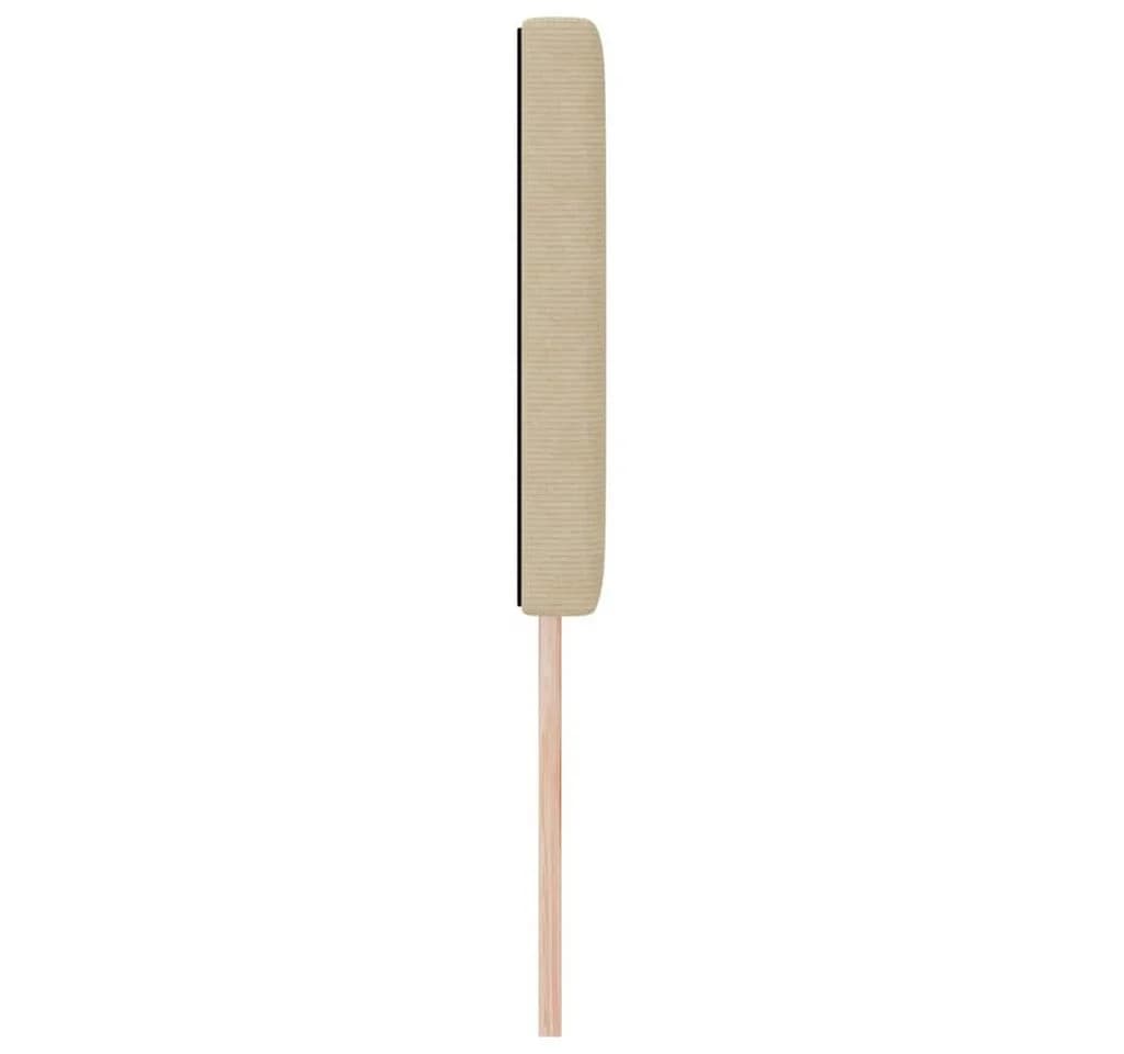 vidaXL Bett Kopfteil Hellgrün-Grau 160 cm Cordstoff - Bild 5